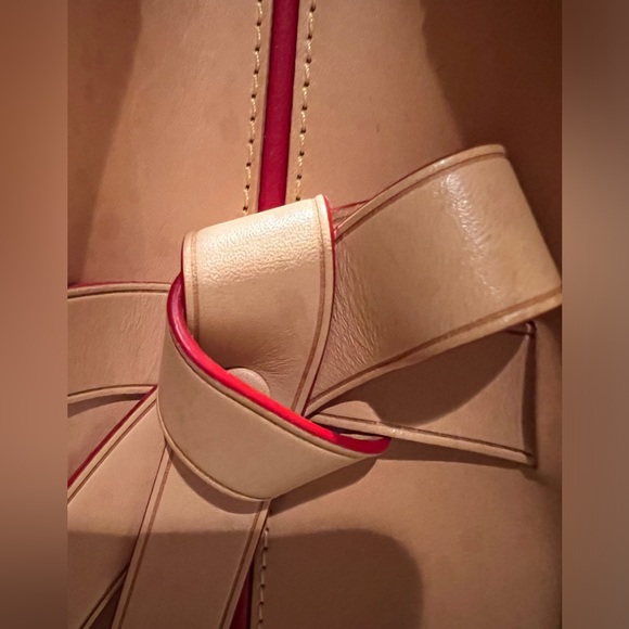 Monogram Calf Hair Spikes Iconoclasts Christian Louboutin Tote Red - Picture 13 of 14